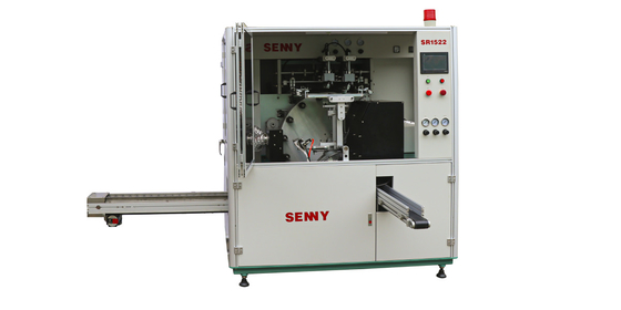 Máquina de serigrafia de garrafas de mascara sem registo mecânico ou óptico