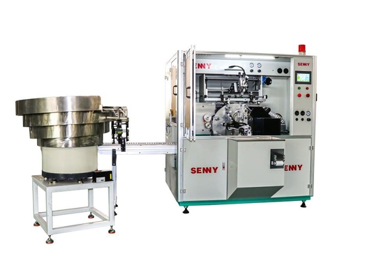 Impressora de barril de seringa Máquina de impressão de tela de tubo industrial com alimentação automática