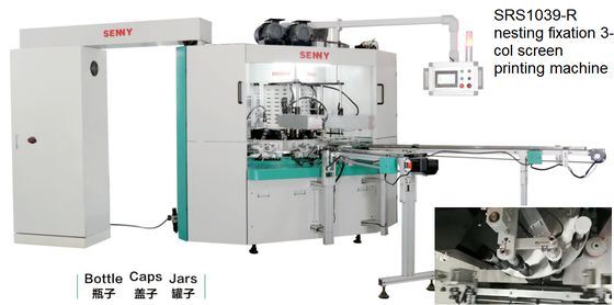 Máquina de Serigrafia UV Totalmente Automática para Pequenos Recipientes