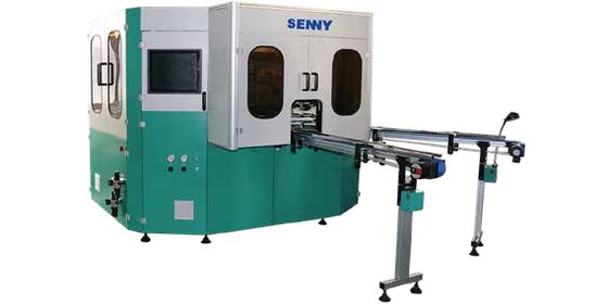 Máquina automática de estampagem a quente de 8 estações de trabalho para impressão de pequenos recipientes 45 peças/min