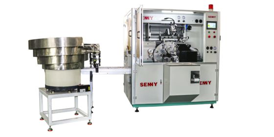 Máquina de serigrafia totalmente automática para seringas lápis de sobrancelha