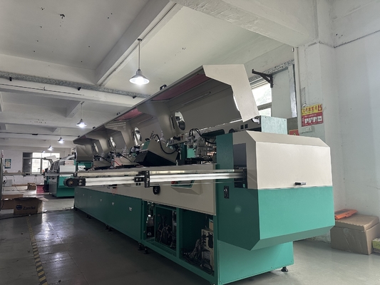 85pcs/min Botella de vidro Multicolor Impressora de tela automática Linear Tipo Equipamento de metal