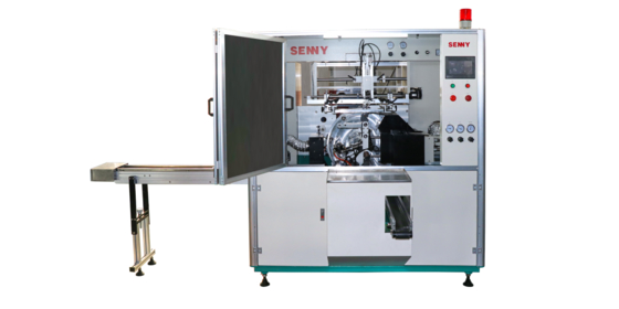 Máquina de Serigrafia Totalmente Automática de 8 Estações de Trabalho e 1 Cor para Seringa/Lápis de Sobrancelha