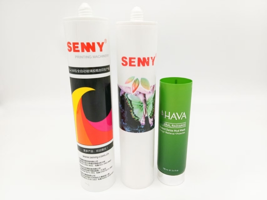 Máquina de impressão automática de tubos macios CNC UV de 2 cores 80 pcs/min