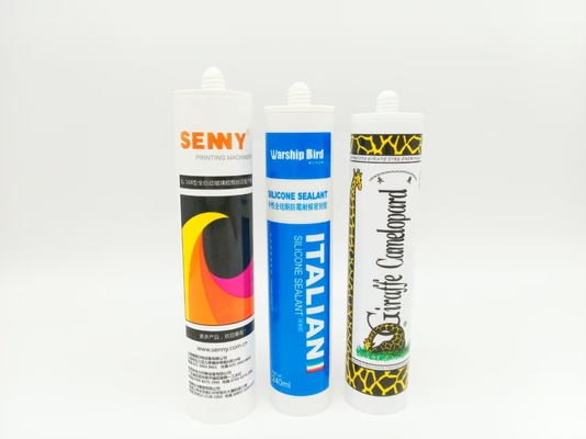 Máquina de impressão UV automática de tubos de selante de 8 cores 80 pcs/min