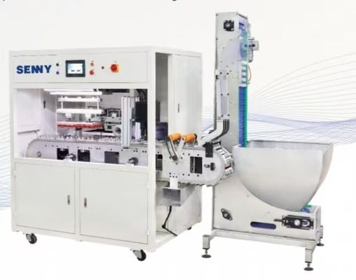 Máquina de impressão automática de 2 cores para tampas de garrafas de plástico de 28 a 38 mm de diâmetro