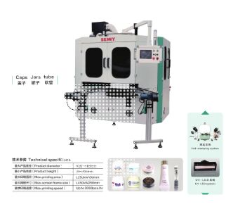 Máquina automática de impressão de tela de seda de 3000 pcs/h 250x150mm Equipamento de impressão de tela de metal