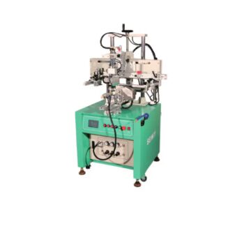 CNC 600pcs/Hr Semi Auto Screen Printing Machine For Curved Shape Bottle