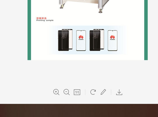 Máquina de impressão pneumática da almofada do GV 1000pcs/Hr para o vidro 3D das tabuletas