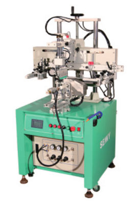 Máquina de impressão semi auto da tela do CNC 600pcs/Hr para a garrafa da forma curvada