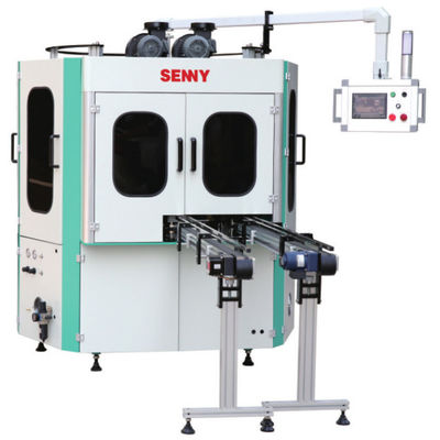 2 estações 50pcs/min Equipamento automático de serigrafia 100x100mm para tampas