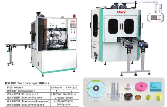 Máquina imprimindo de 2 Digitas da multi cor da estação, impressora do tela plano do CE 3000pcs/Hr