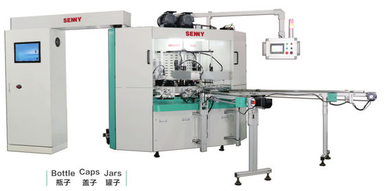 máquina de impressão de 7bar 45pcs/Min Glass Bottle Silk Screen automática