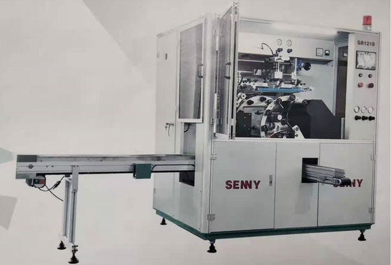 5000pcs/H Máquina de serigrafia totalmente automática 250x150mm Para Cap