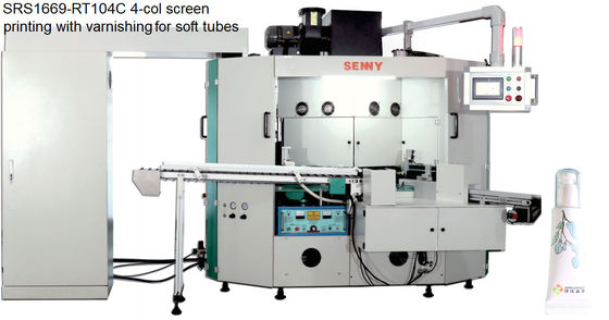 70pcs/Min Silk Screen Printing Machine, impressora da tela da cor 7bar 4