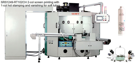 Máquina de impressão automática CNC de 50Hz, 70pcs/min Equipamento de tela de seda