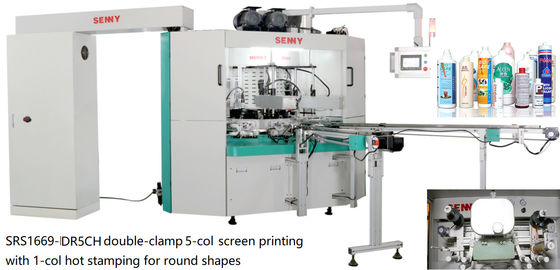 380V 45pcs/Min Automatic Hot Stamping Machine para frascos plásticos