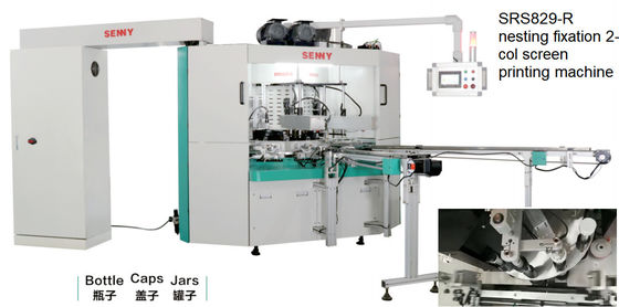 máquina de impressão multicolorido da tela 50Hz, 45pcs/Min Rotary Screen Printer
