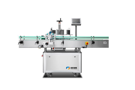 Máquina de impressão e rotulagem para garrafas cilíndricas