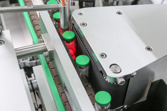 Indústria farmacêutica Máquina de rotulagem de impressão em tempo real 600 pcs/minuto
