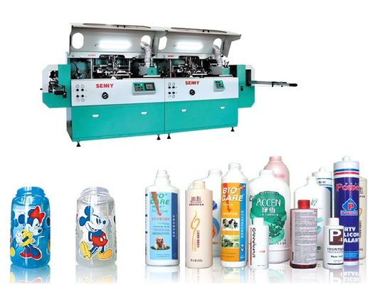 Máquina de impressão totalmente automático aplicável 85pcs/min da tela do metal de vidro plástico