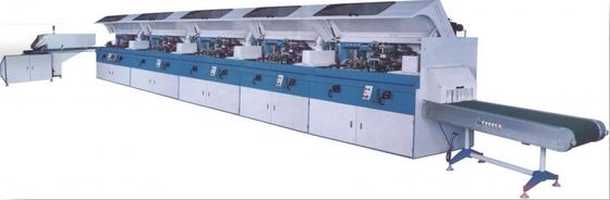 A máquina de impressão automática da tela de seda para latas de vidro plásticas do metal engarrafa copos