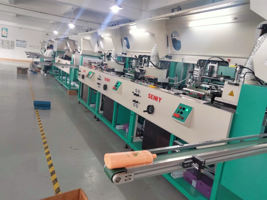 Várias formas cores modulares plásticas da máquina de impressão da tela do frasco e da garrafa 1-12