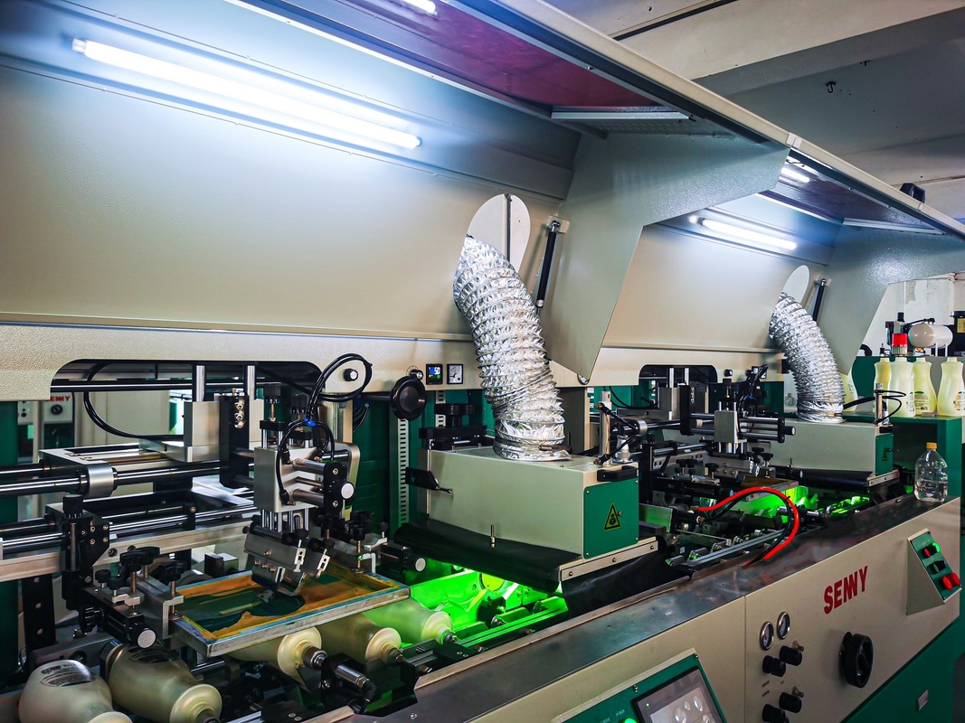 Máquina de impressão de tela de acionamento mecânico em produtos metálicos de cerâmica de madeira e plástico