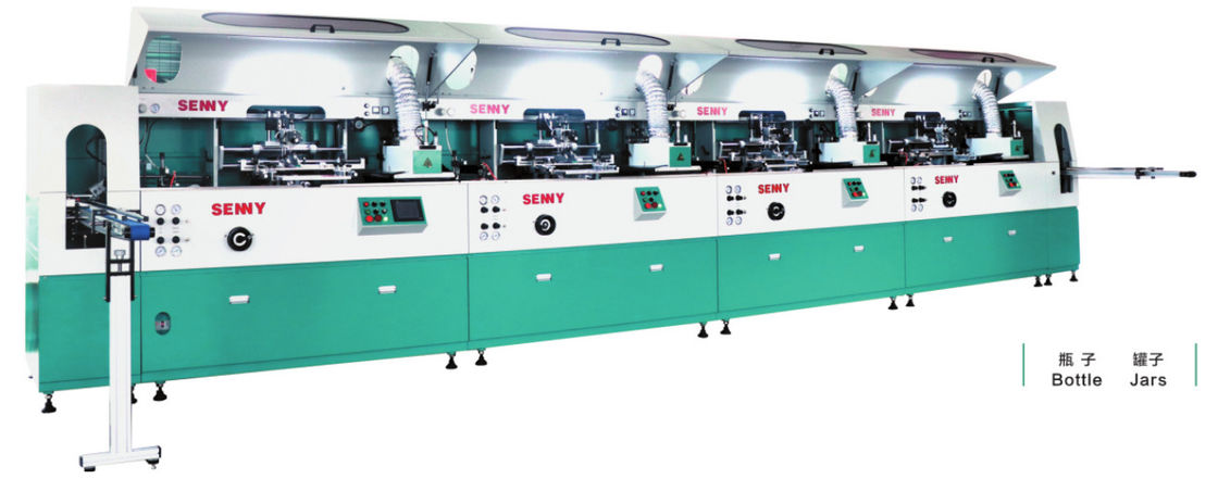 OEM 6000pcs/Hr Máquina de impressão de tela de 8 cores para contêiner