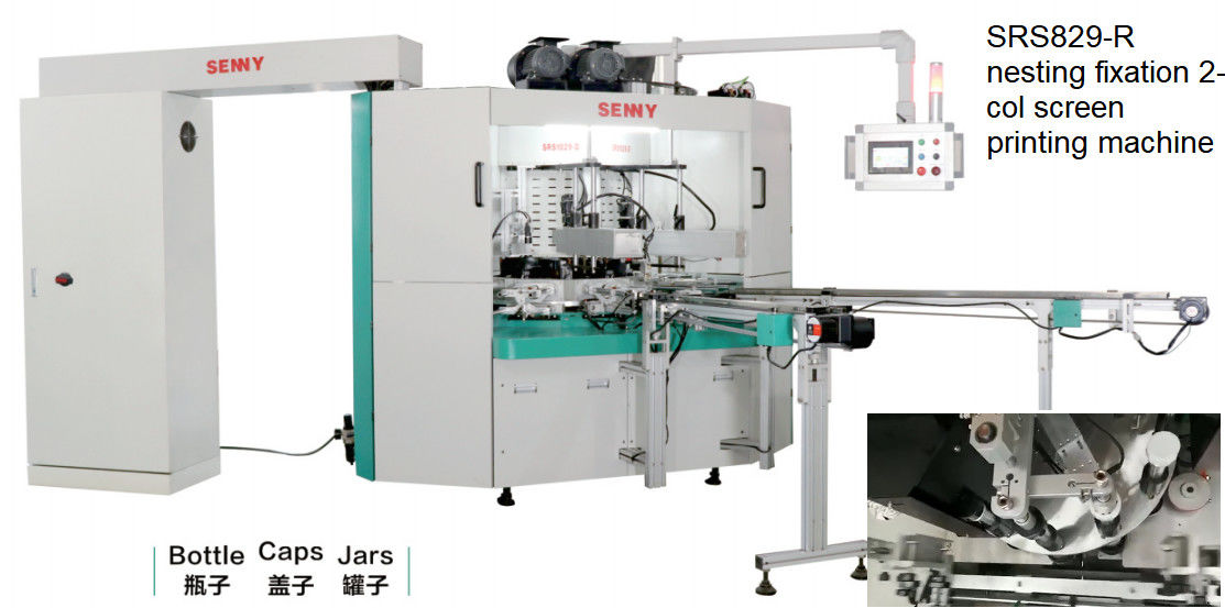 máquina de impressão multicolorido da tela 50Hz, 45pcs/Min Rotary Screen Printer
