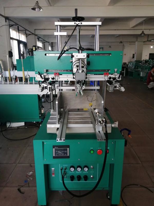 1000pcs/h Máquina de impressão de tela plana pneumática multicolorida Certificada SGS
