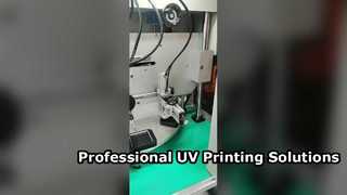 Cobre a máquina de impressão de tela plana UV